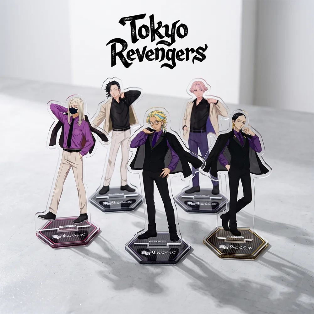 Tokyo Revengers Hanagaki Sano Manjiro Jacket 15CM Double Sided Acrylic Stand Keychain 2026 New Anime Stand Desk Display Gift