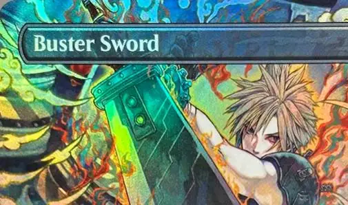 LK47 Foil Buster Sword Dark Ritual Opposition Agent Warren Soultrader Wasteland Hochwertige TCG Proxy-Karten (Black-Core) – Detail 4