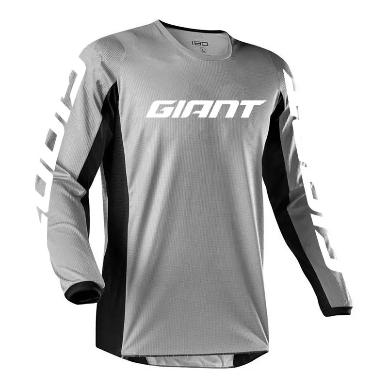 Giant Mountain Bike Jersey MTB Enduro off Road Shirt Downhill Sportswear Motorcycle T-shirt Long Sleeve Riding T-shirt