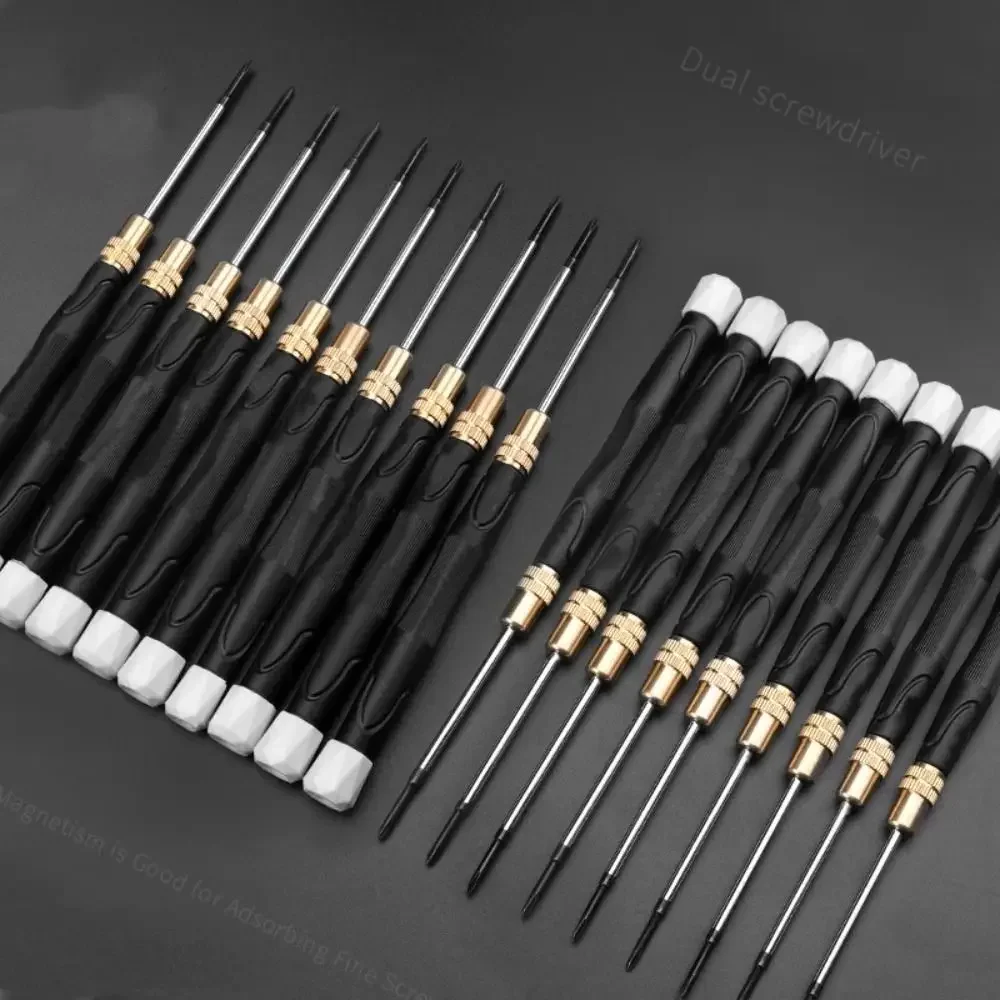 2mm Precision Mini Screwdriver Anti-static 360° Rotatable Phone Tablet Repairing Tools Set Slotted Phillips Thin Screwdriver