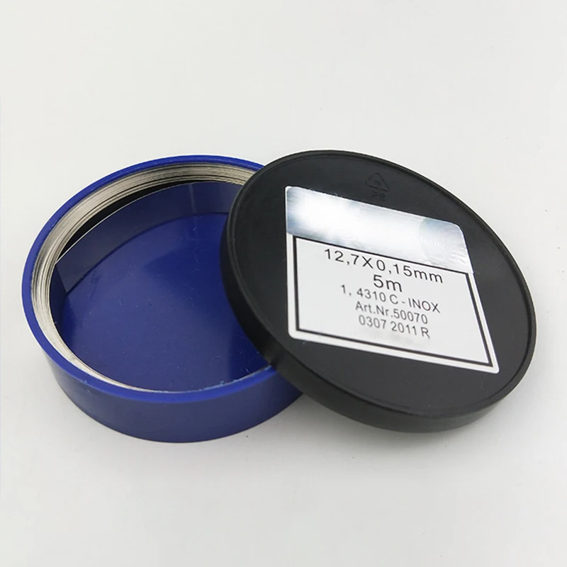 Stainless Steel Shim Plate Foil Strip - High Precision Gap Gasket 0.01-1.0mm Thickness 12.7mm Width 5000mm Length for Industrial