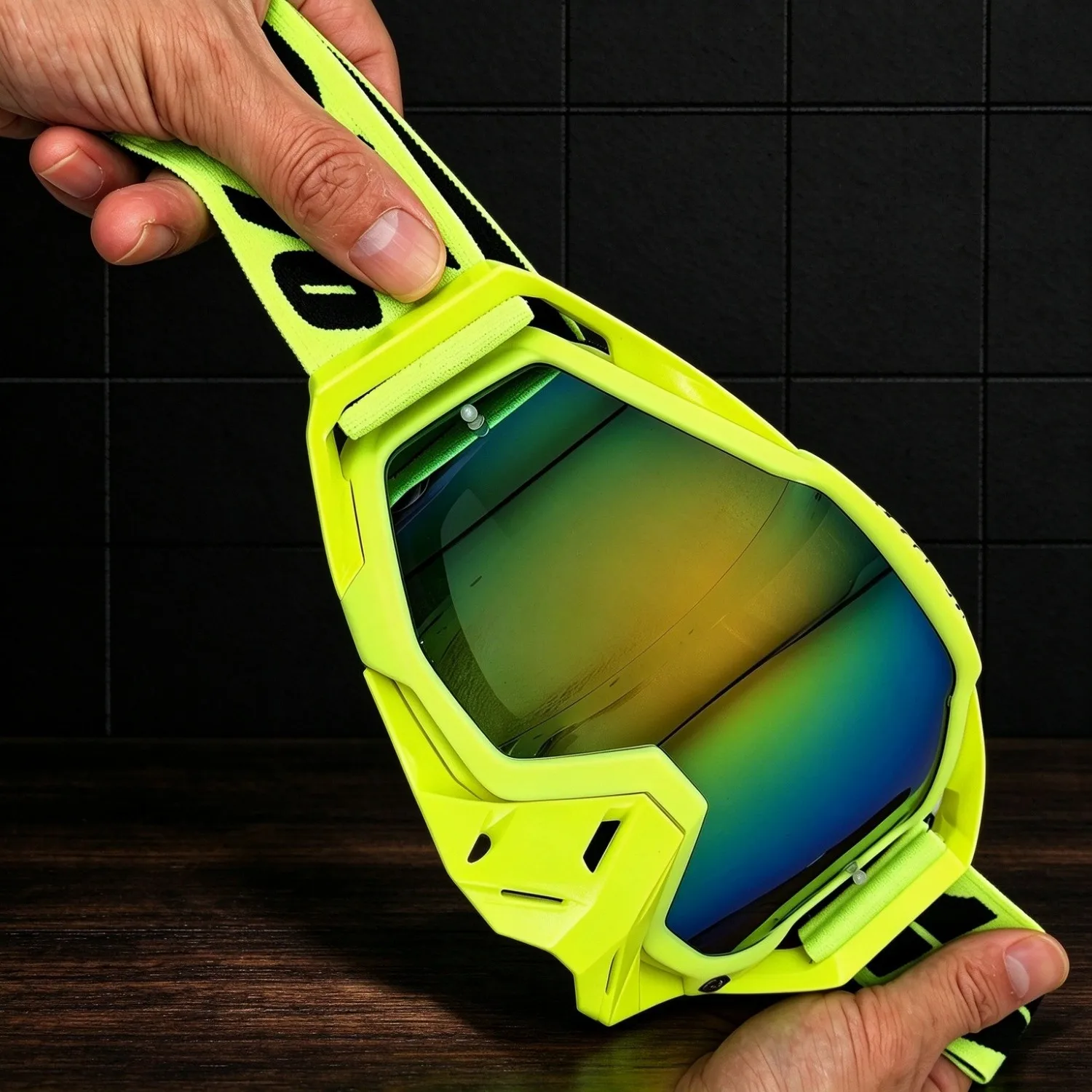 Dirt Bike Helmet Goggles Windproof Eyewear, Anti‑Scratch Off‑Road Motocross Enduro Motorcycle Riding Glasses
