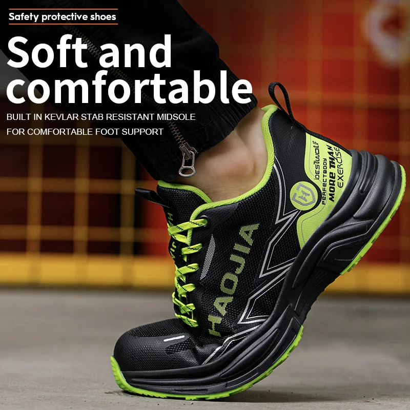 Men's Lightweight Steel-Toe Safety Shoes 6