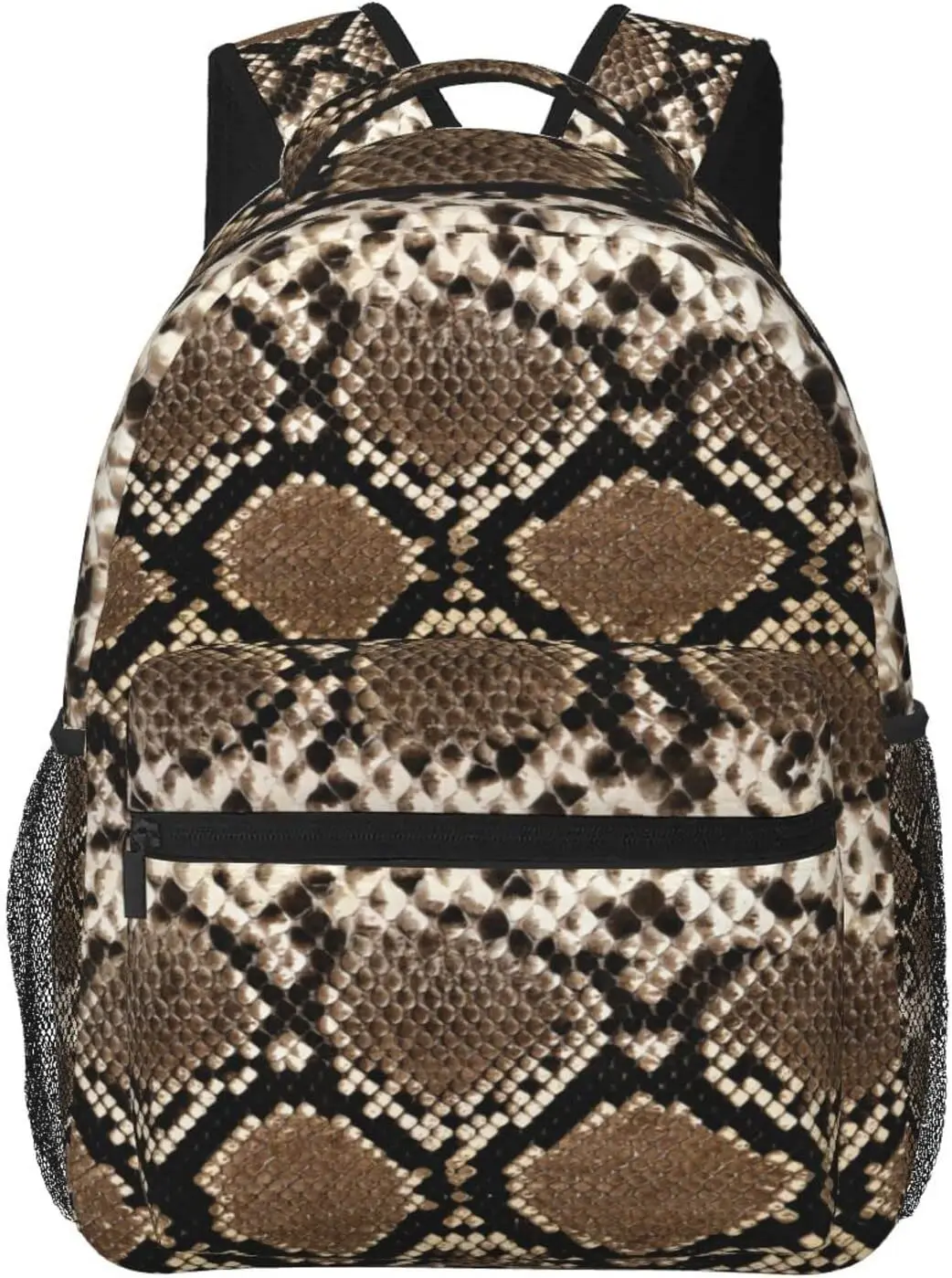 Snake Skin Backpack Snake Travel Bag Animal Lightweight Daypack Bag Laptop Tablet Bag