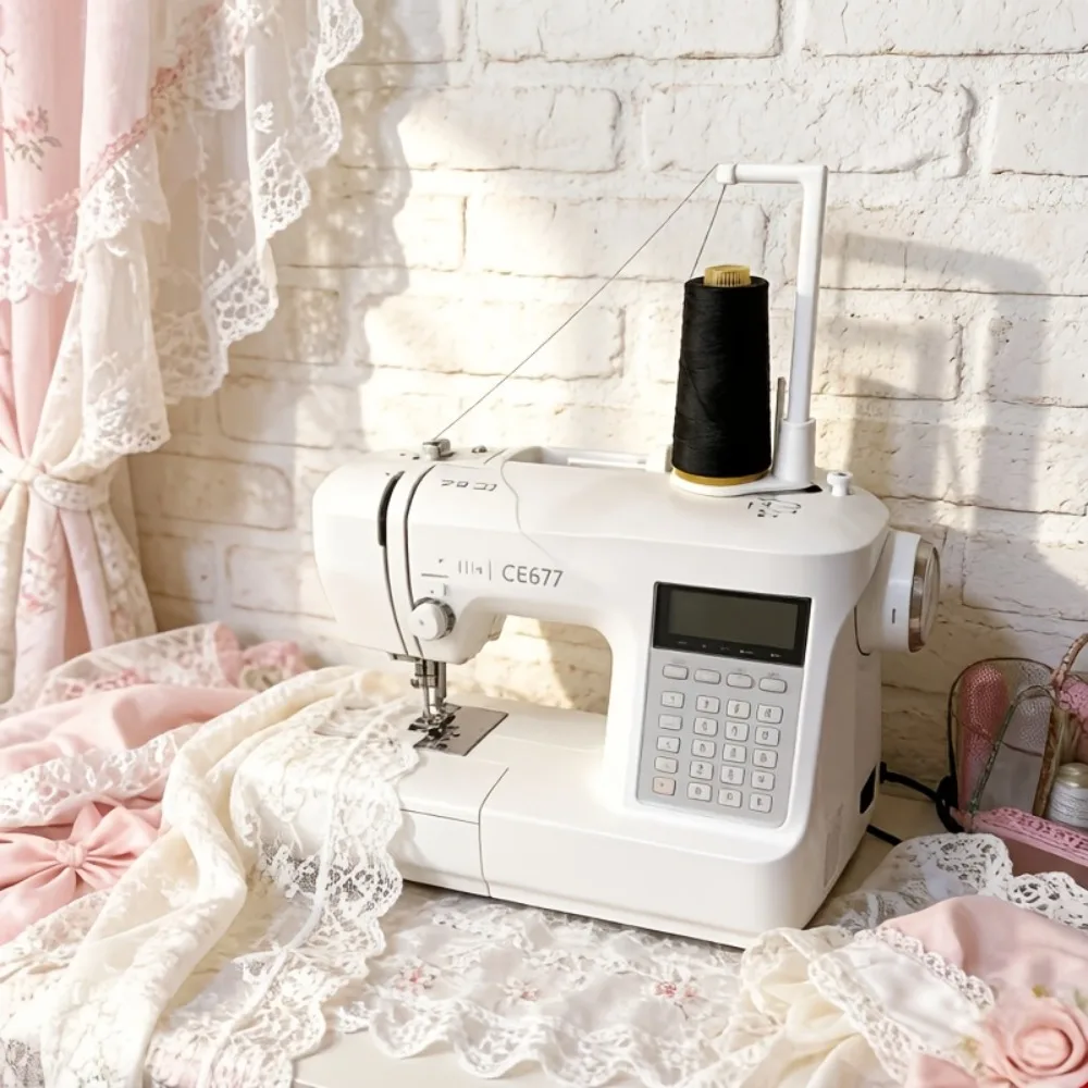 Sewing Machine Top Thread Holder, Vertical Large Thread Holder, Anti-Tangling Thread Guide Device