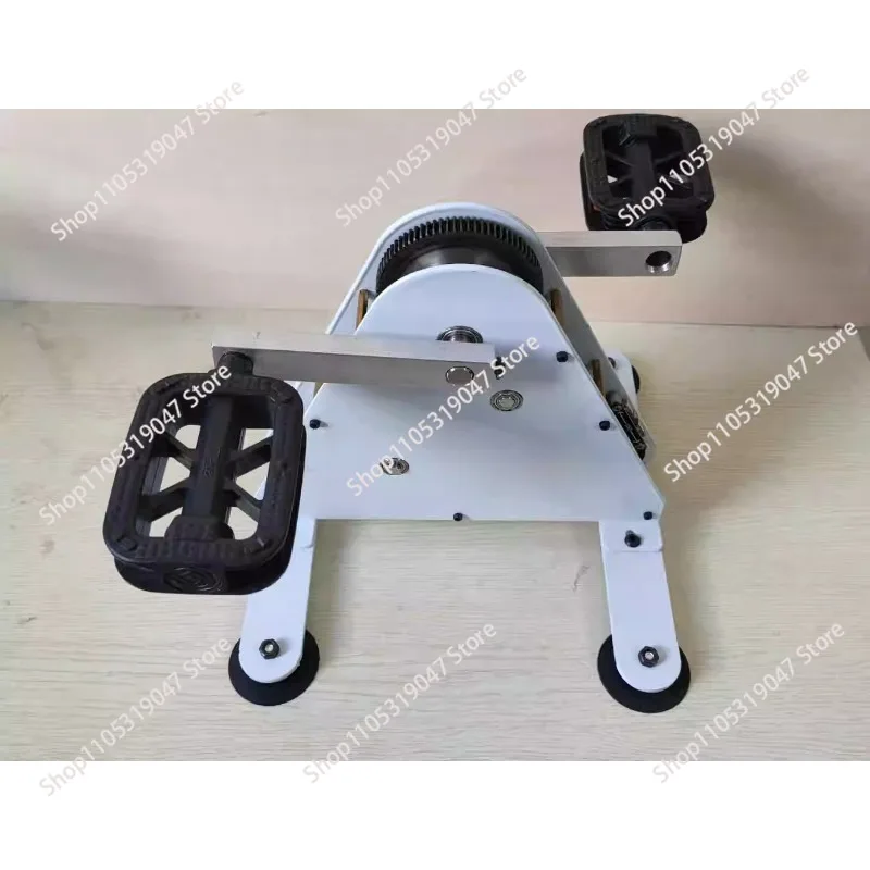 100W Portable Pedal Generator Hand Crank Power Bank Rehabilitation Training Device for Spin Bike Emergency Charging