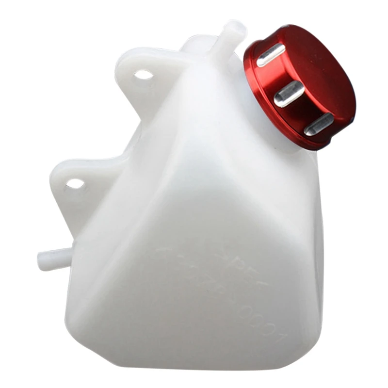 Tanque de agua de refrigeración de plástico para motocicleta, cubierta Cnc, rebosadero de radiador, para Kawasaki Klx 250