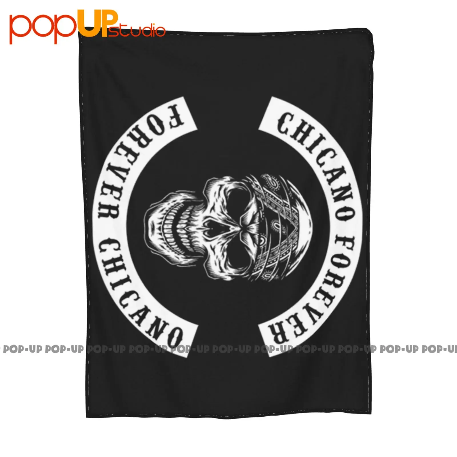 Chicano Skull With Bandana Biker Style Rocker Ultra-Soft Blanket Quilt Winter Sofa Cover Bed Covers