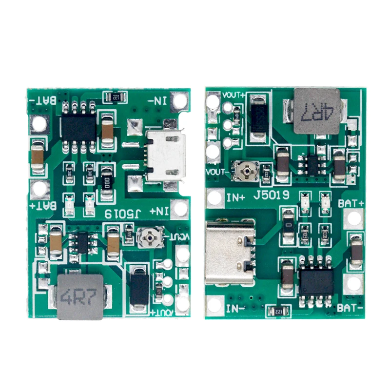 Модуль усилителя от 3,7 в до 9 в до 5 В преобразован в зарядку литиевой батареи 18650, встроенный регулируемый модуль усиления и разрядки