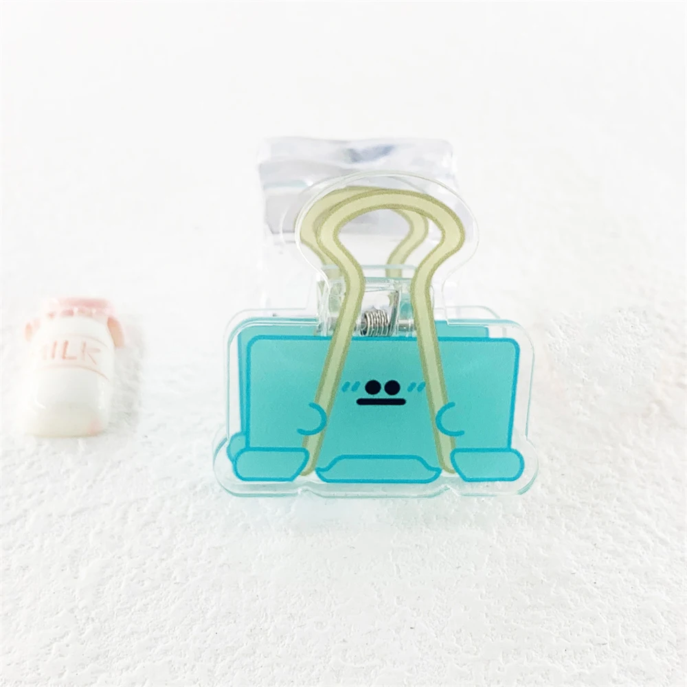 1~5PCS Vibrant Acrylic Clips For Tabletop Decoration Fashionable Decorative Unique Organizational Office Supplies Energetic