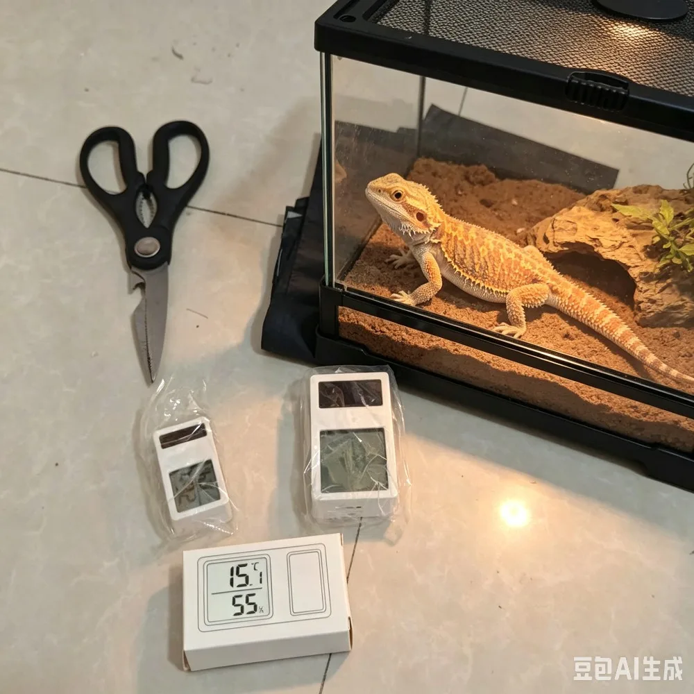 4Pcs Solar Digital Thermometer Hygrometer High Precision Mini Temperature Humidity Meter Gauge for Indoor Outdoor Environment