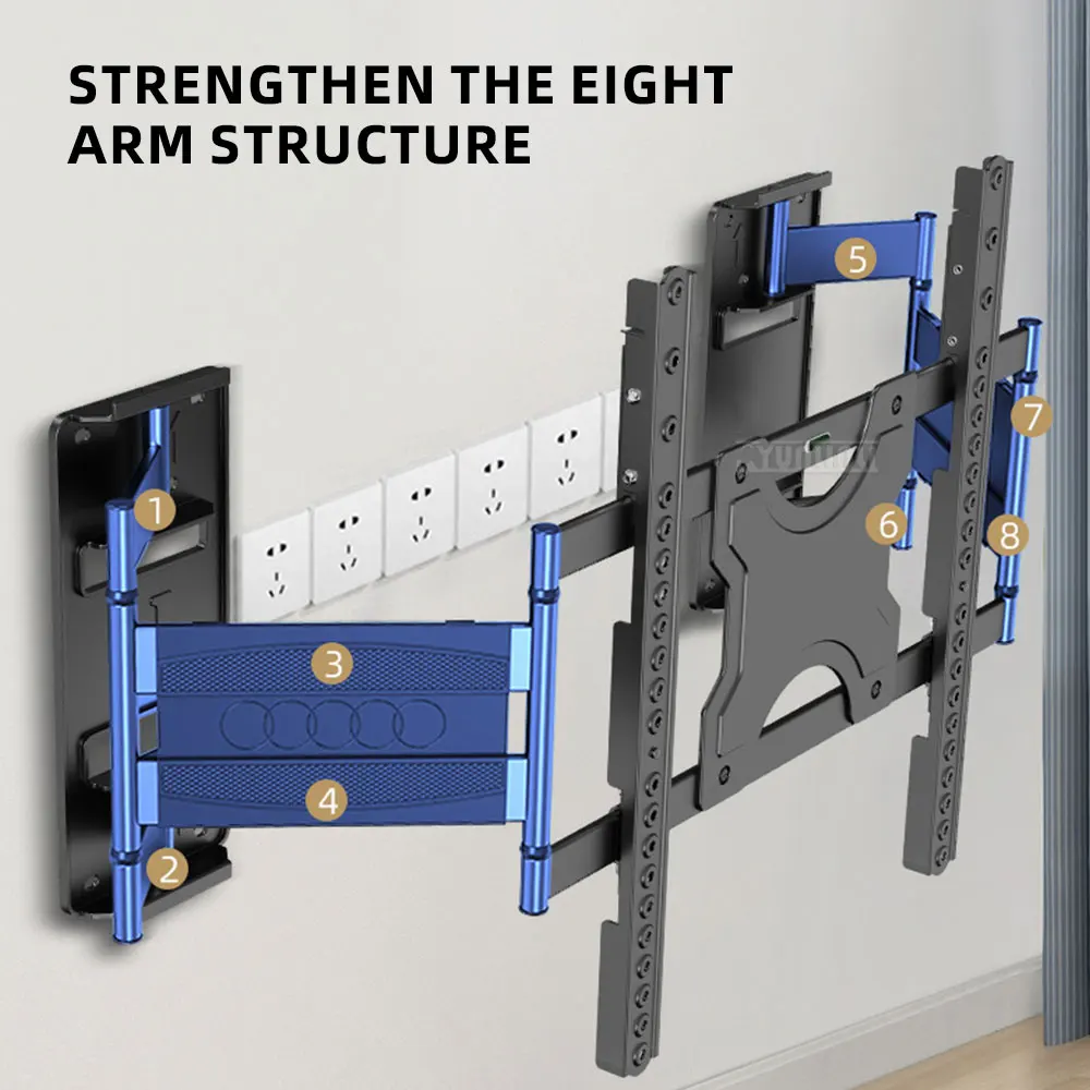 universal-tv-bracket-wall-mounted-tv-telescopic-bracket-monitor-tv-stand