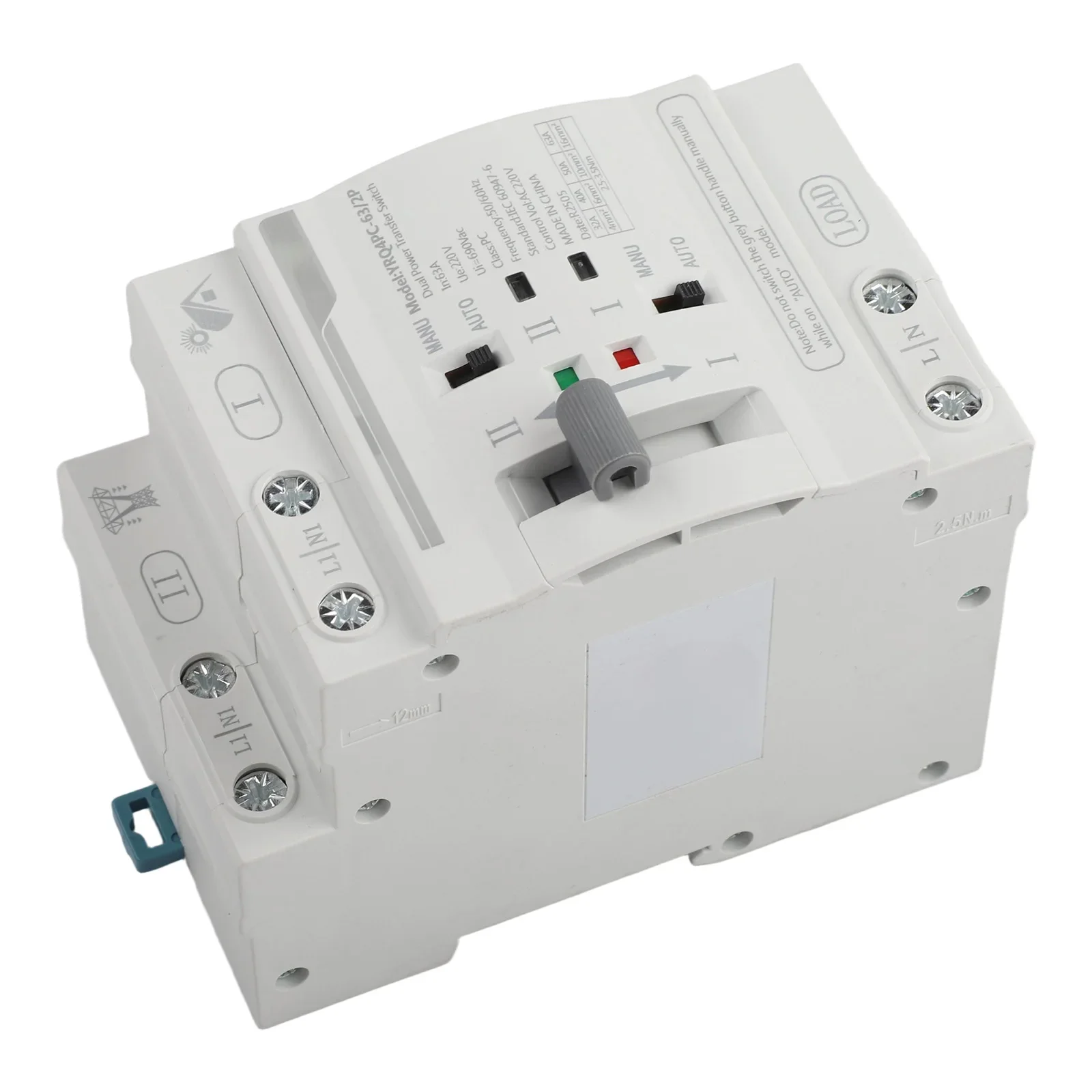 

Бесшовный переход мощности, двойной выключатель питания, фотоэлектрический резервный переключатель, двойной выключатель питания, 63A, 220 В, 50 Гц, прочная конструкция