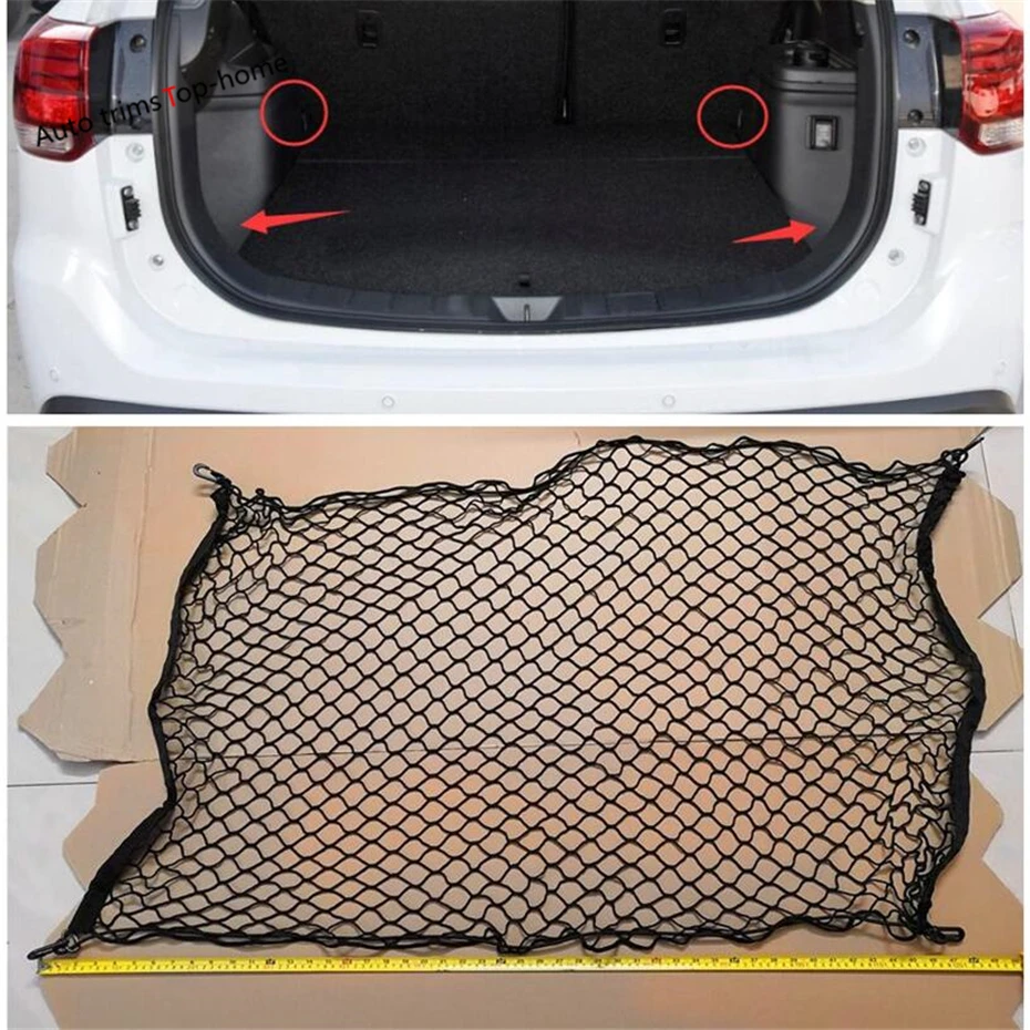 

Rear Back Cargo Trunk Storage Organizer Luggage Net Holder Cover Kit Fit For Mitsubishi Outlander 2014 - 2022 Auto Accessories