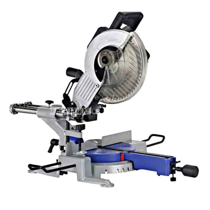 

10 Inch Multi-function Rod Saw Desktop Precision Aluminum Alloy Gear Drive 45 Degree Oblique Cutting Machine 220V 1800W 255MM