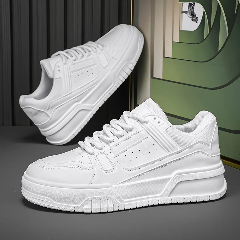 

Кроссовки высокого качества 2024, повседневная обувь на толстой подошве, белые туфли на увеличенной высоте, роскошная мужская обувь, Zapatillas Hombre