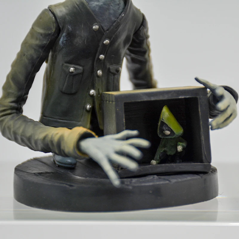 9cm Little Nightmares The Janitor Anime Game Figure Mono Action Figure Nomes Six Figurine Mini Collection Model Doll Toys Gifts