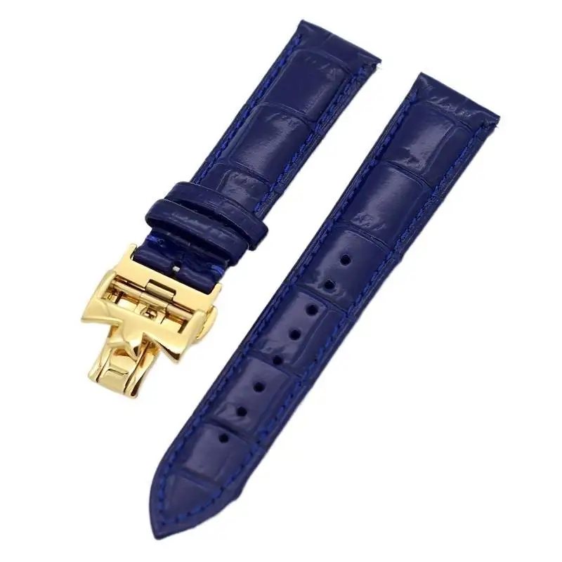 

TINTAG 19mm 20mm 22mm Double-sided cowhide Watch Bands For Vacheron VC Watch Strap Constantin For Men And Women Cow Leather