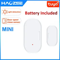 Tuya Smart ZigBee Door Window Contact Sensor Wireless Detectors Open/Close Support Zigbee2mqtt Home Assistant