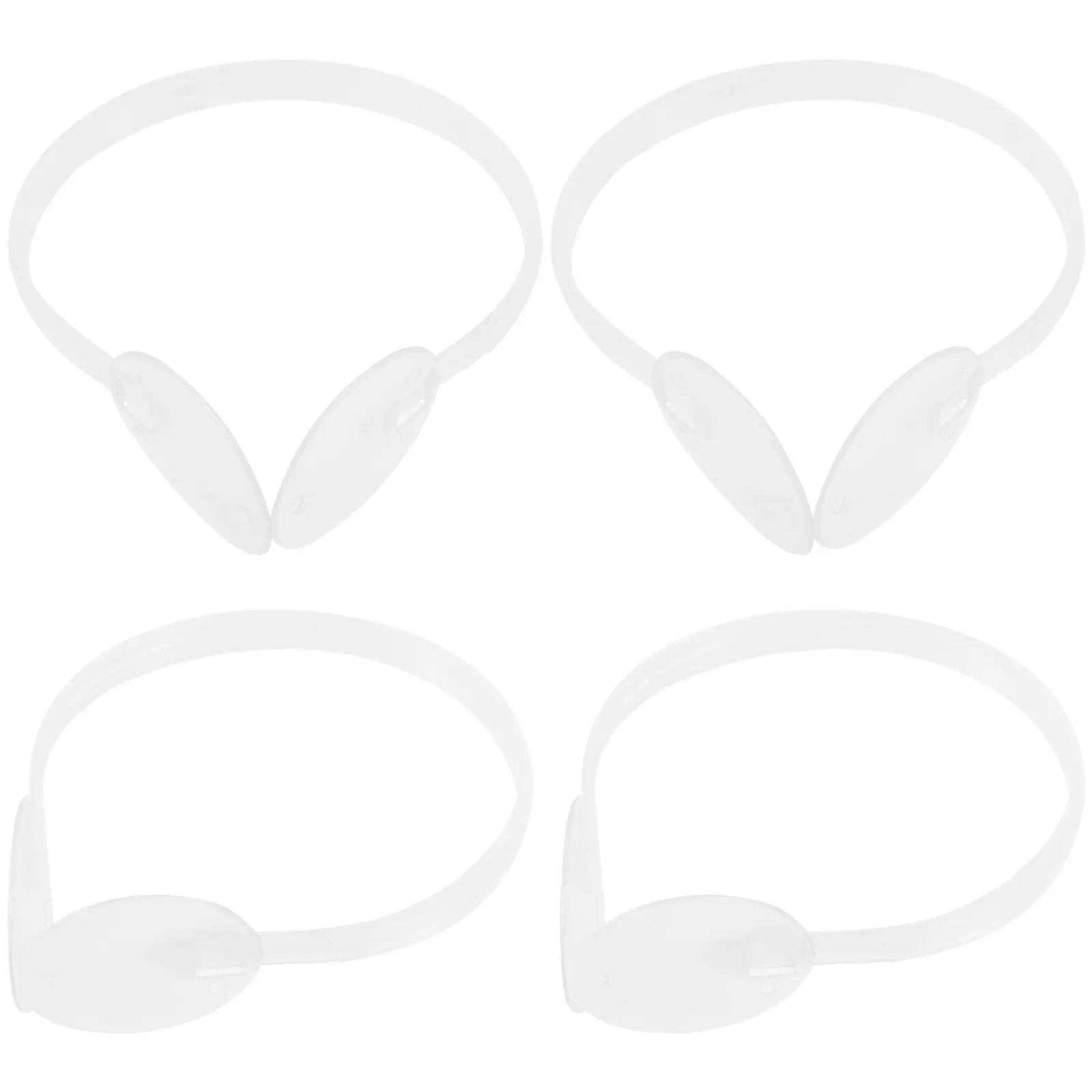 4Pcs Plastic Ear Muff Accessories Replacement Ear Cuff For For Men Winter Accessories Earmuff Frame Shelf Stable