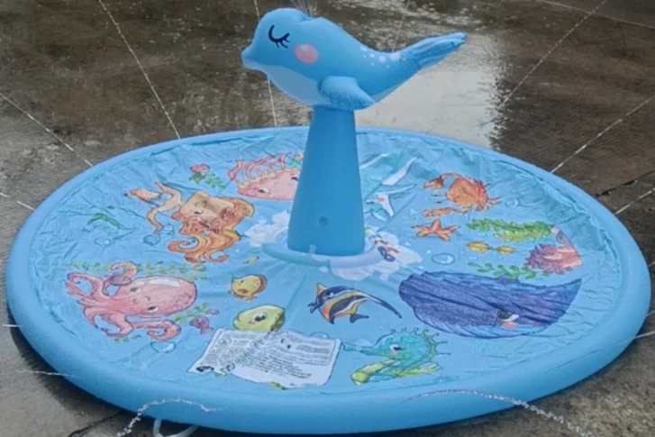 2024 NEW Inflatable Spray Water Cushion Summer Kids Play Water Mat Lawn Games Pad Sprinkler Play Toys Outdoor Tub Swimming Pool