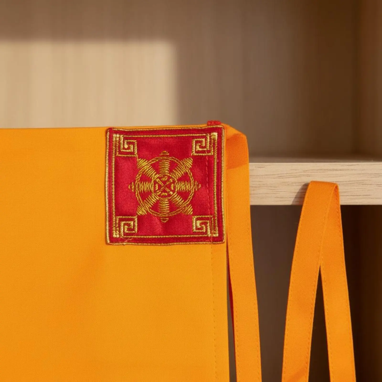 Tibetan Scripture Wrap Auspicious Pattern Prayer Book Protector Buddhist Scripture Cloth Long-Lasting Religious Textile