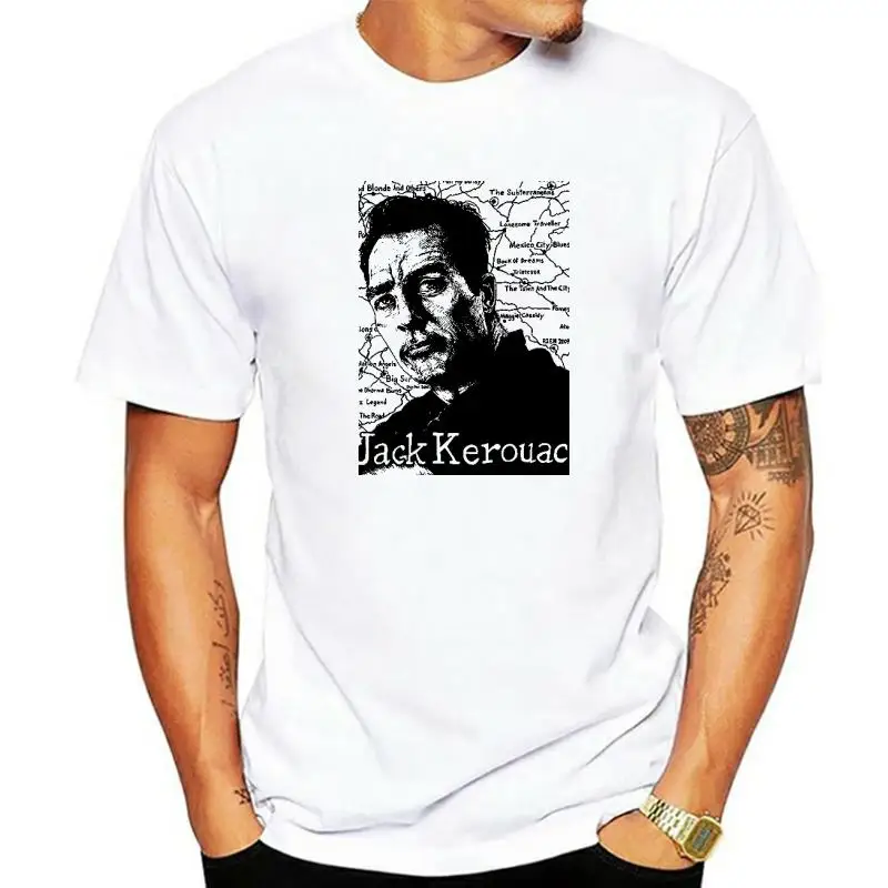 jack kerouac On the Road T-shirt Cotton Men T shirt New Women Summer Comfortable Tee