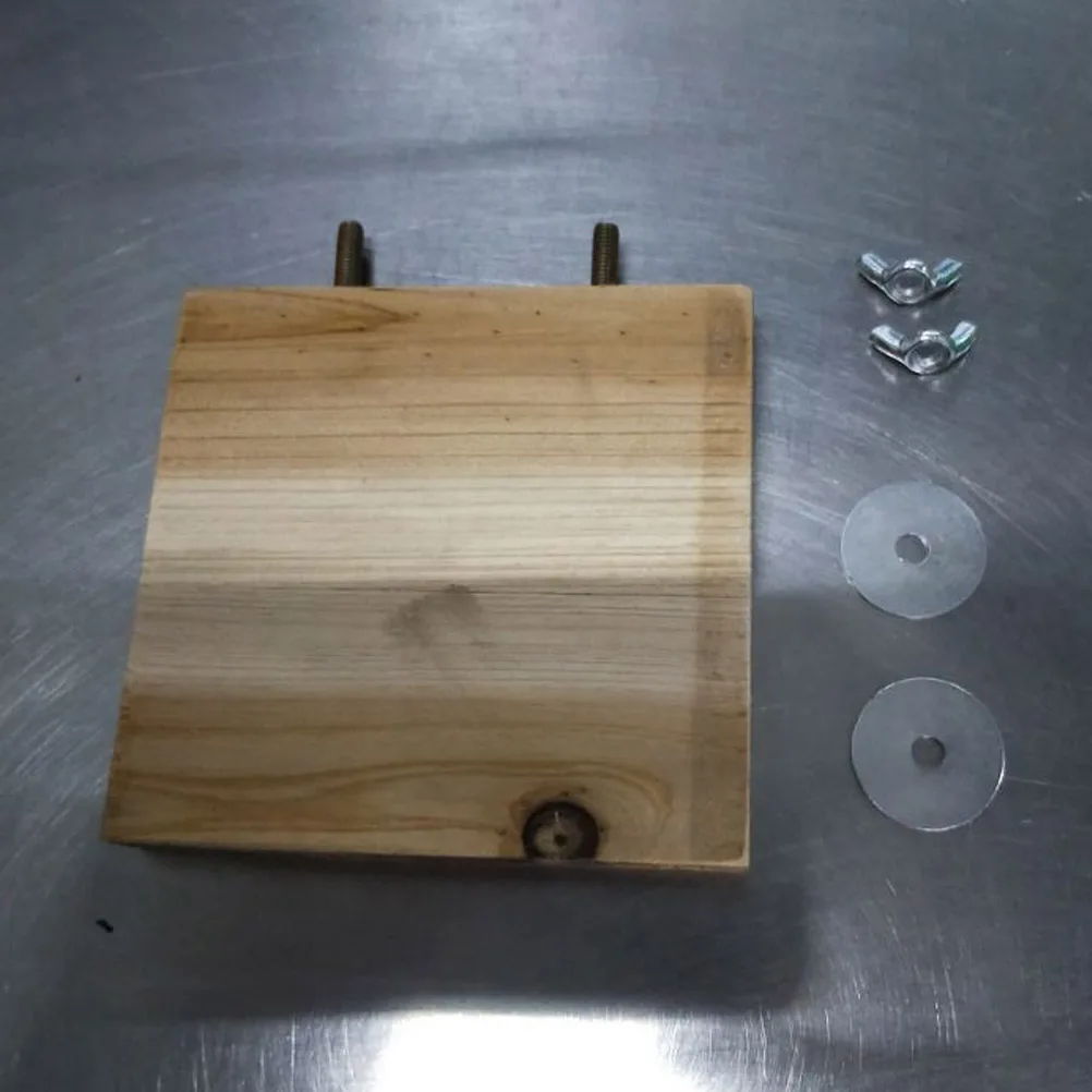 

1pc 12*12Cm Wooden Hamster Jumping Platform Natural Climbing For Small Pets Bird Parrot Squirrel Guinea Pig Exercise Cage Decor