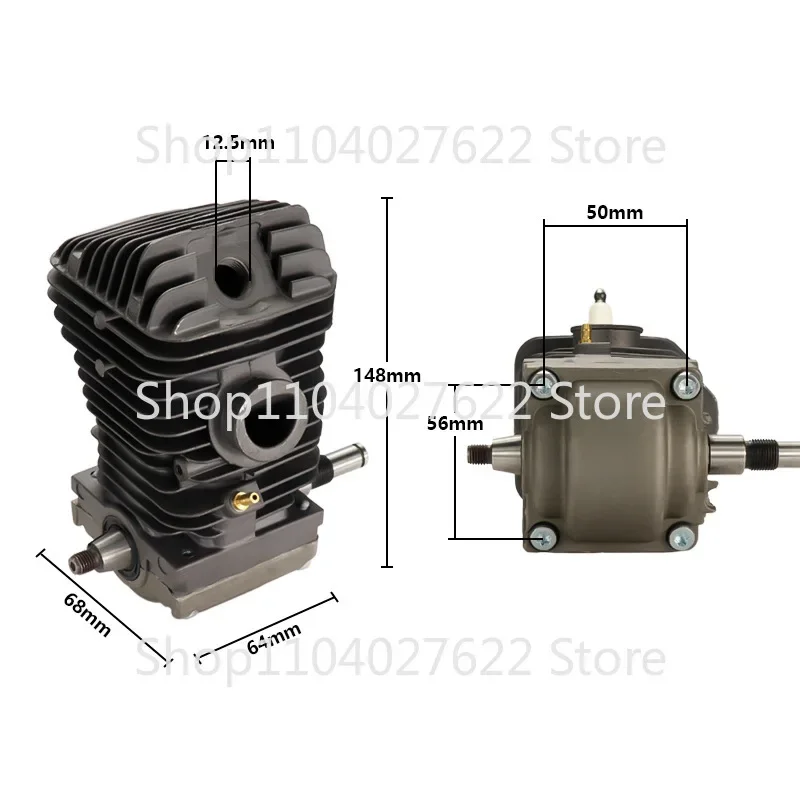 42.5mm Bore Engine Motor Rebuild Kit Cylinder Piston Crankshaft Assembly For Sthil MS210 MS230 MS250 023 025 Chainsaw