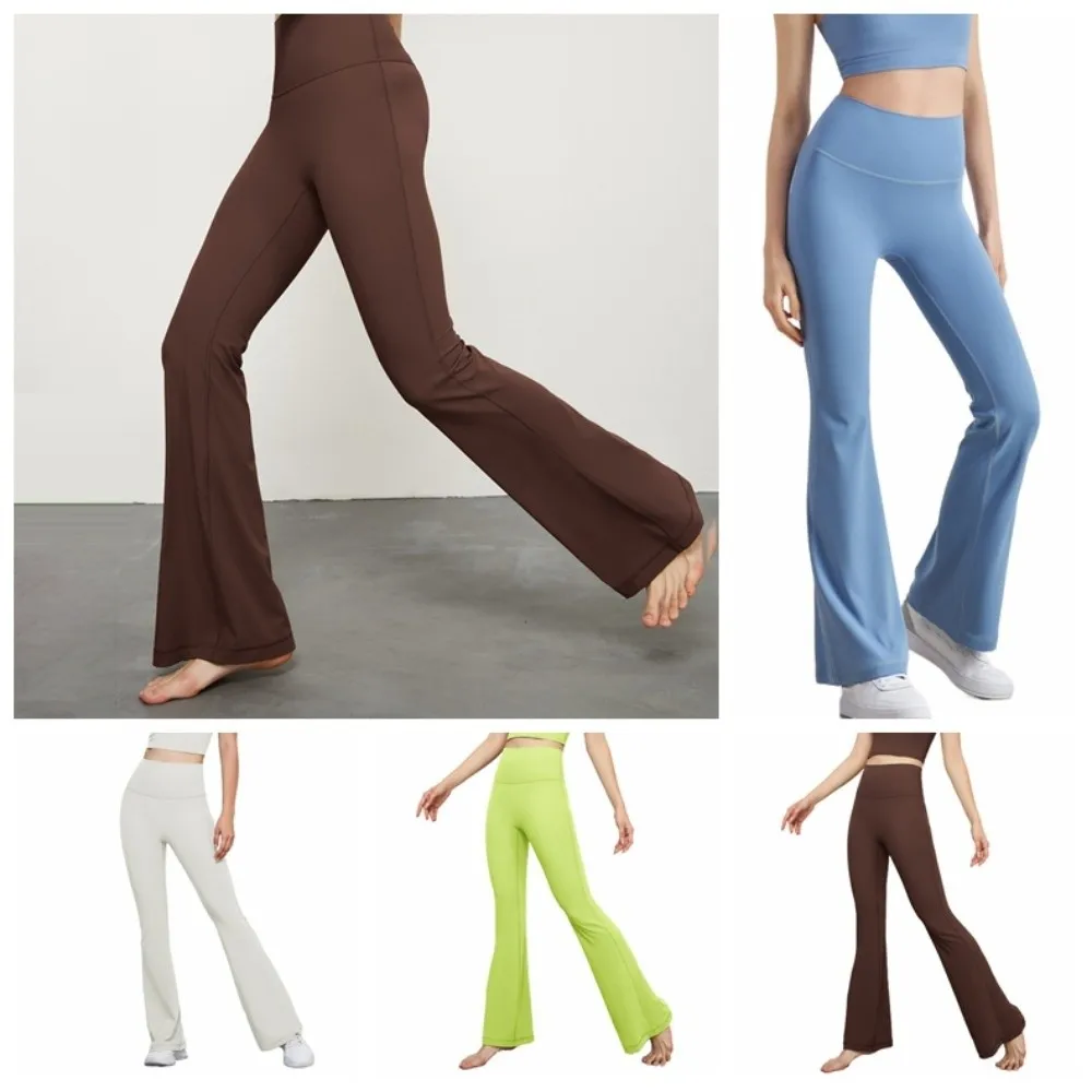 

Gym High Waist Sports Flared Pants Stretchy Wide Leg Yoga Pants Hip Lifting Quick Drying Fitness Pants Fitness