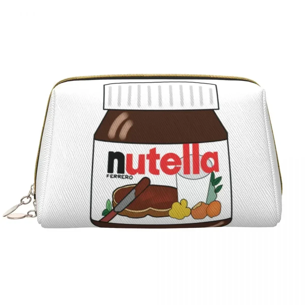 

A Jar Of NutellasV Cosmetic Bag Women Cute Big Capacity Makeup Case Beauty Storage Toiletry Bags