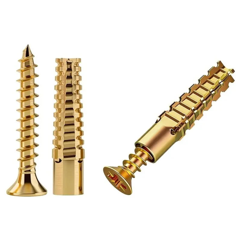 ABWR-Hinge Repair Screw Set- For Door For Drywall, Concrete Expansion Anchors(50 PCS) With Screws Included