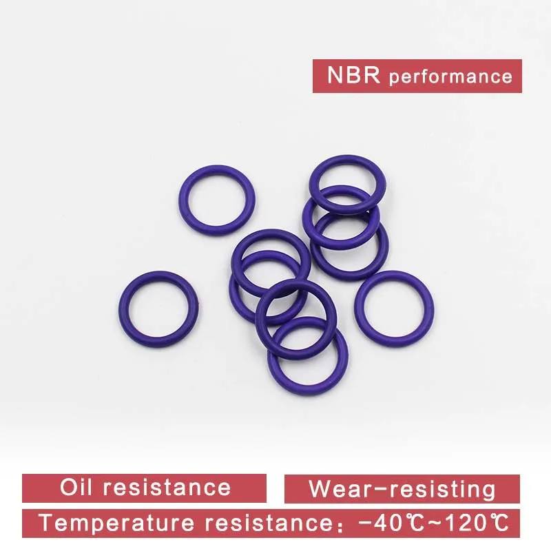 225Pcs Universal NBR O-Ring Seal Set, Wear-Resistant Rubber Washer Kit, Waterproof Oil-Proof Sealing Rings Industrial & Auto Use