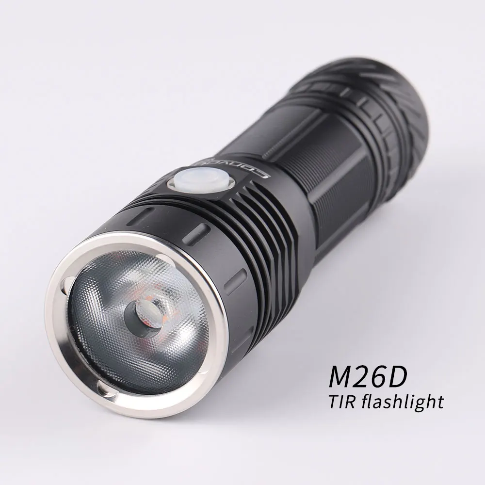 Convoy TIR Flashlight M26D LED 26800 /26650 Torch Lamp Hunting Type-c Charging Port Work Light Lanterne Latarka Zaklamp Lampe