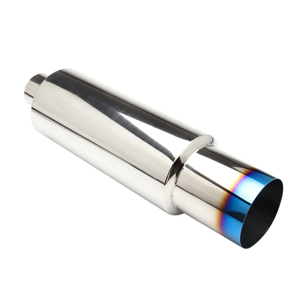 

Muffler Tail Throat Deep Sound Exhaust Burnt Tip for Car Racing Decoration Stainless Steel