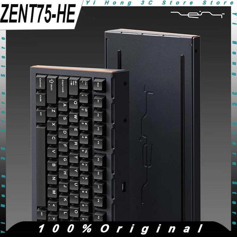 

HOVEY WORKS ZENT75-HE Wired Keyboard Magnetic Switch Aluminum RT0.01 Magnetic Jade Pro Custom PC Esports Laptop Gaming Keyboards
