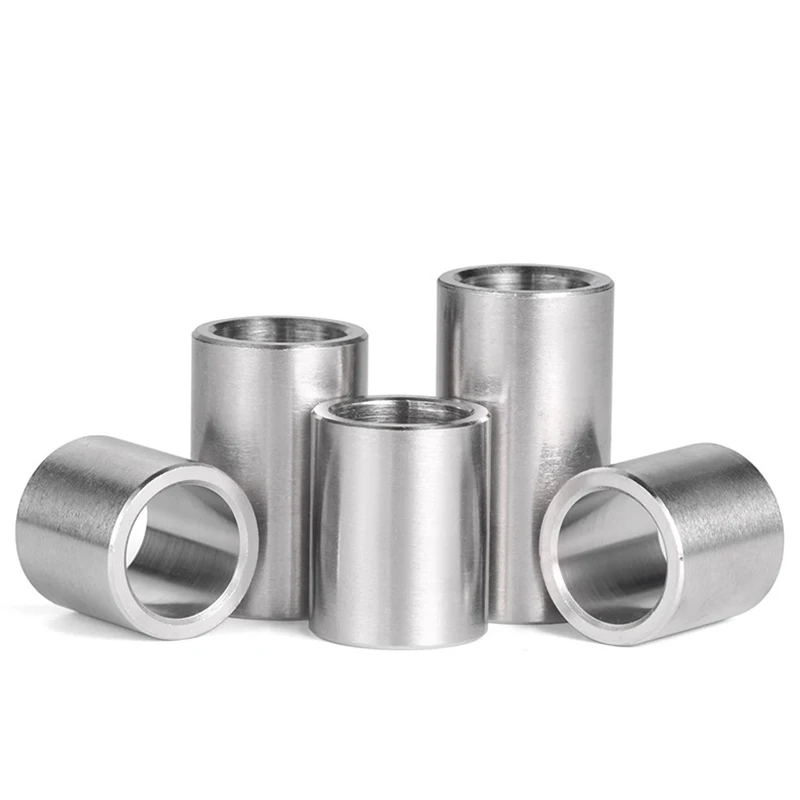 1-5 pces m15 m16 m17 m18 m20 304 bucha de aço inoxidável arruela junta não rosqueada redonda oca impasse espaçador manga od 17-30mm