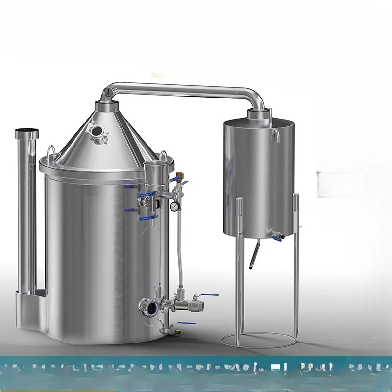 

Rural firewood-burning steam-type non-coking pot steaming equipment Shochu Baijiu large
