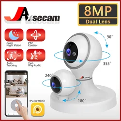 IPC360 Home 4K 8MP PTZ telecamera di protezione di sicurezza Dual Lens Auto Tracking Audio bidirezionale telecamera di sorveglianza CCTV Wireless