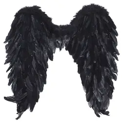 1pc Angel Feather Wing Xmas Party Dress Decoration Stage Supply Angel Wings Adult Children Christmas Stage Props