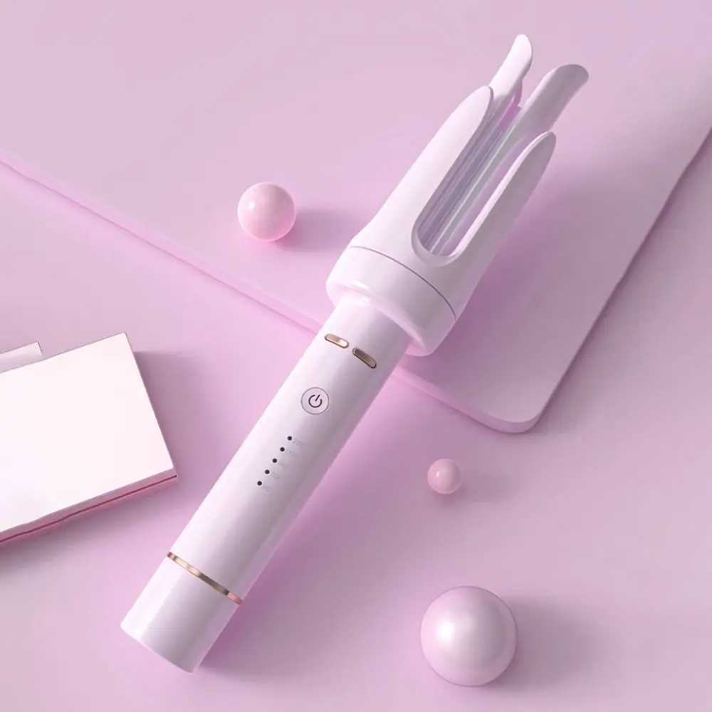 تصميم محمول 2 في 1 مكواة تجعيد الشعر 32 مم حجم البرميل استقامة وتجعيد الشعر الدوار التلقائي