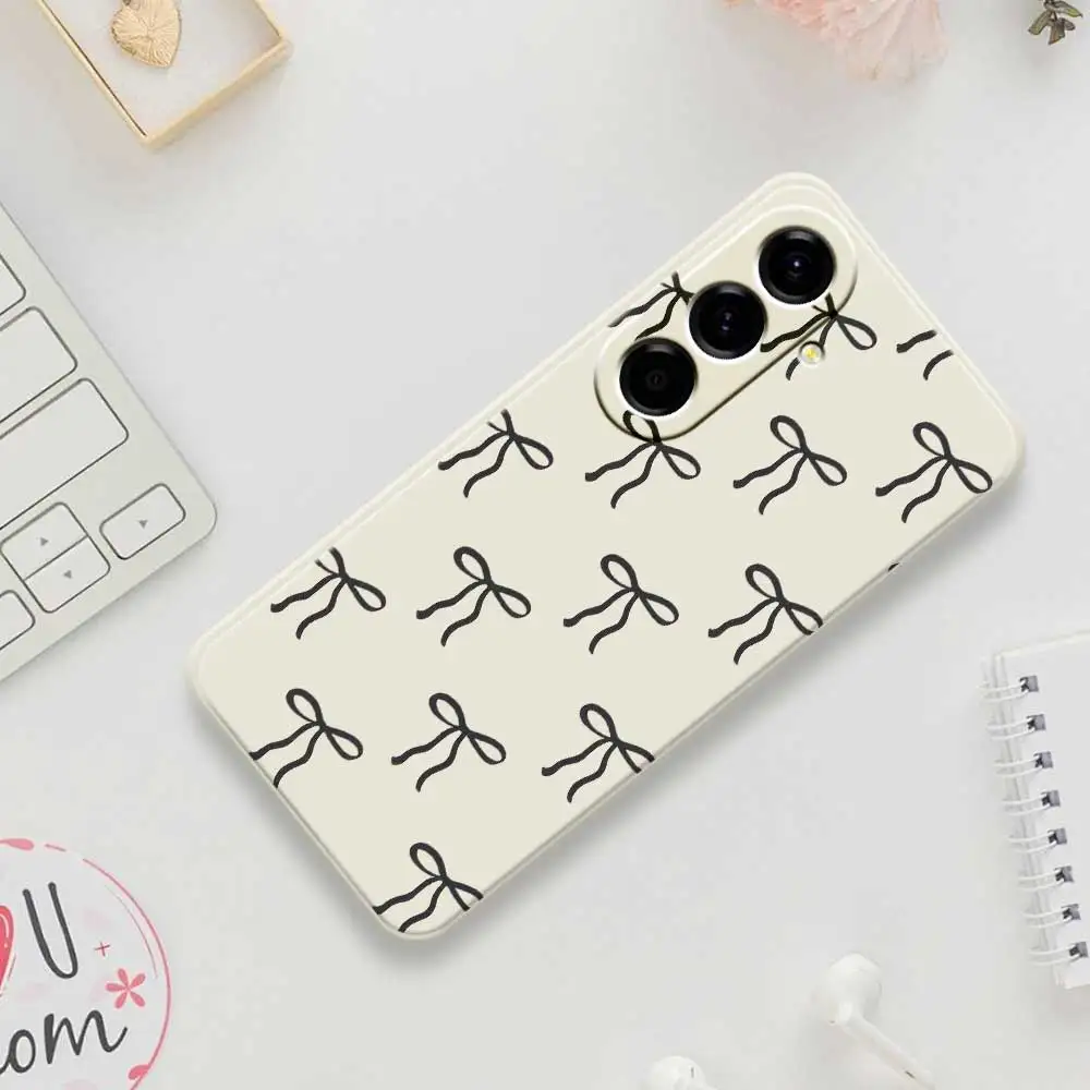 Bowknot Pattern Phone Case For Samsung Galaxy A56 A32 A23 A22 5G A32 A23 4G A55 A54 A53 A52 A51 A35 A34 A31 A25 A24 Soft Cover