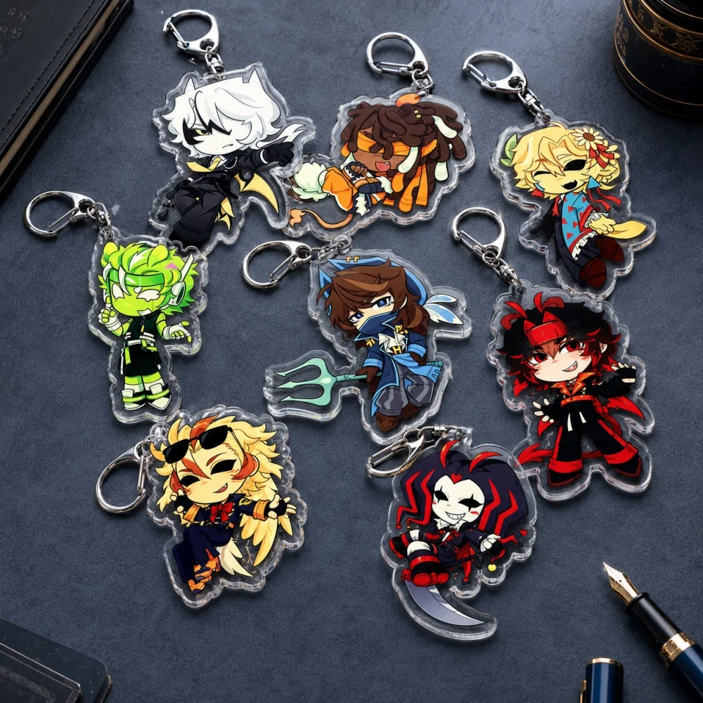 Leowook Mapicc JumperWho Boosfer Rejoice Clownpierce Manepear Schlüsselanhänger Zubehör Taschen-Spiel-Schlüsselringe Schmuck Manga-Fans Geschenke