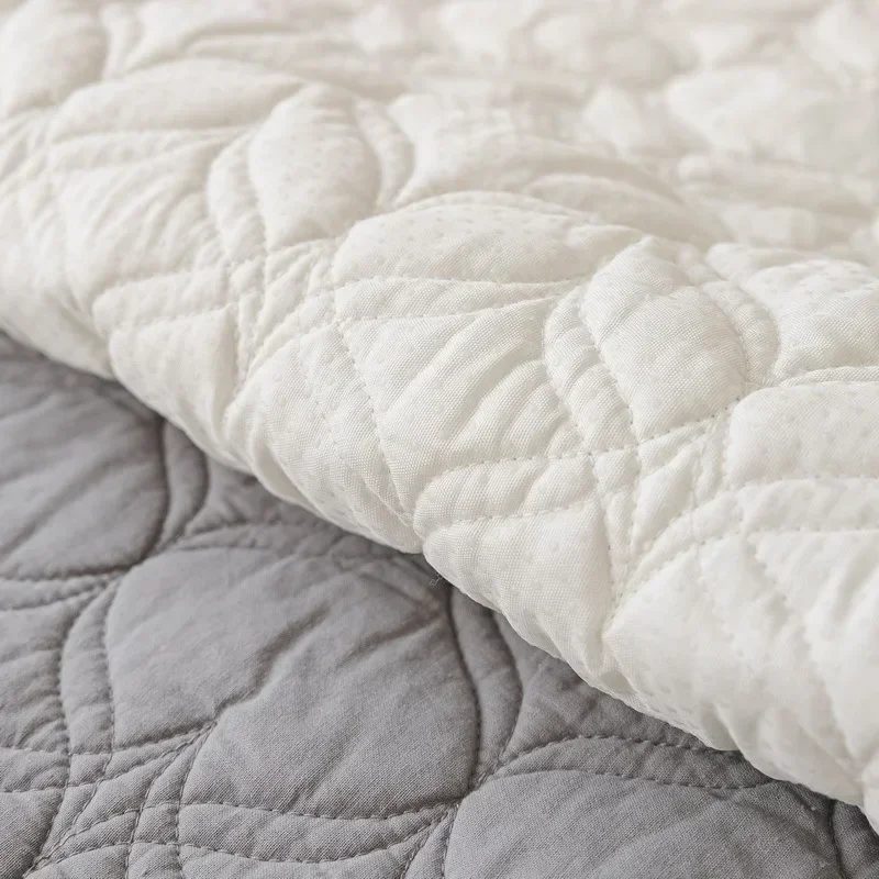 Cotton Sofa Cushion Non-slip Four Season Sofa Cover Solid Color Cream Style Living Room Furniture Protector Backrest Towel Cover