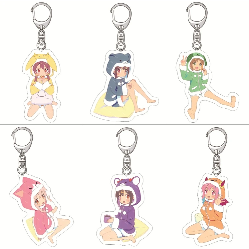 

Oniichan wa Oshimai! Acrylic Pendant Keychains Pajamas Series Accessories Car Key Chain Key Ring Phone Bag Hanging Jewelry Gifts