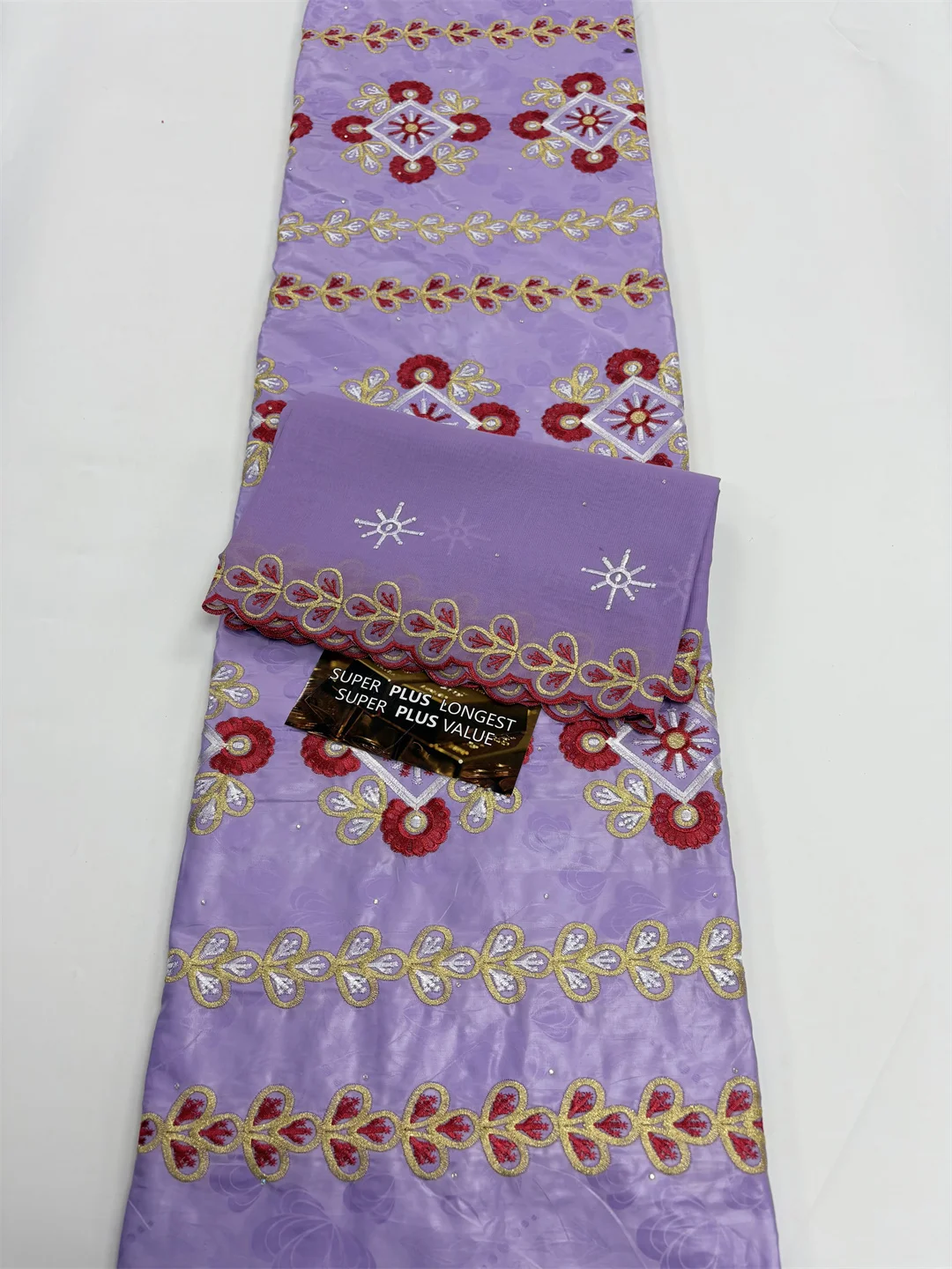

5+2 yards/lot Bazin Riche Fabrics African DIY Fabric High Quality Embroidery African Guinea Brocade Nigerian Gele Headtie 2026