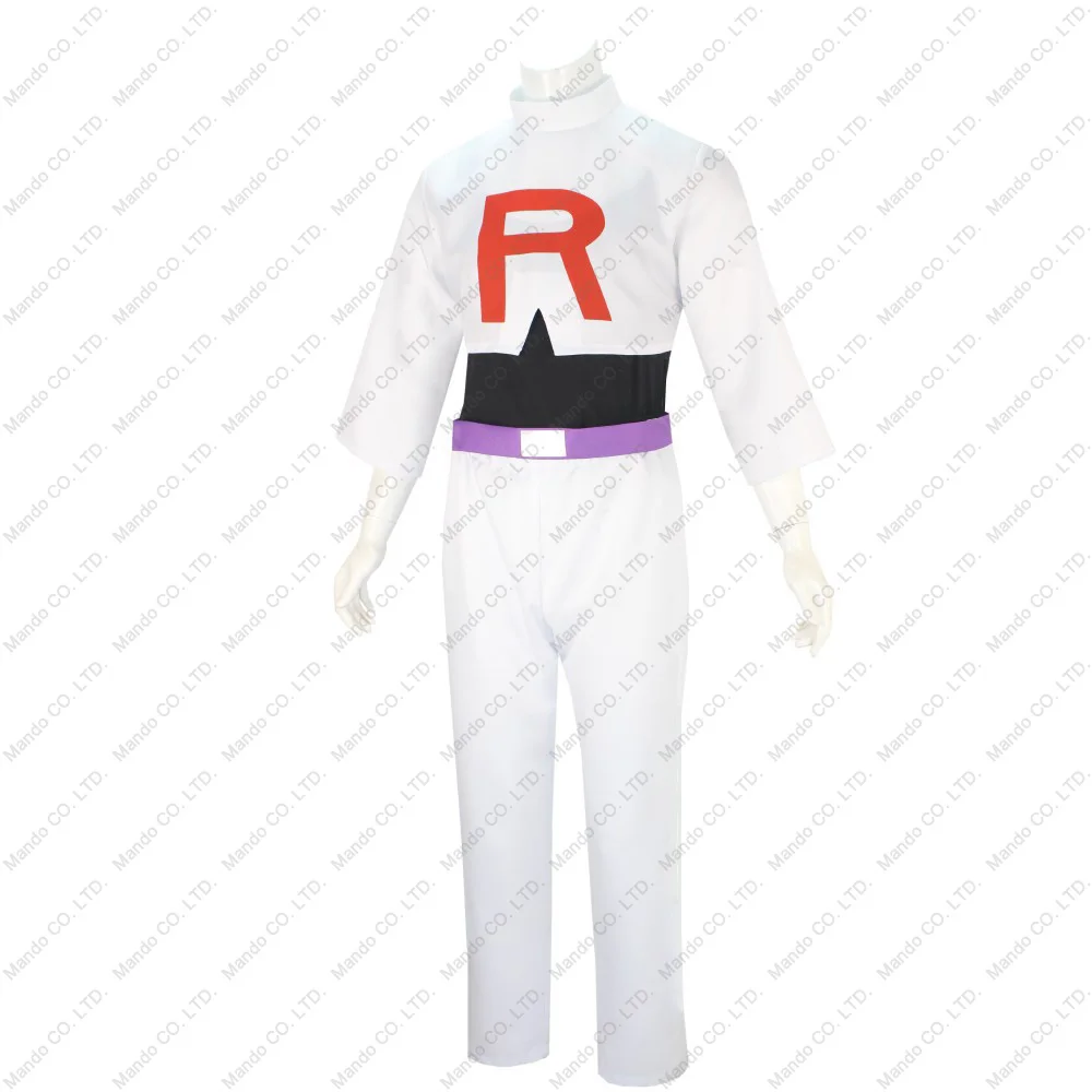 Anime Cosplay Costume for Adult Team Rocket Jessie Musashi James Kojirou Halloween Cosplay Costume Full Set Costume