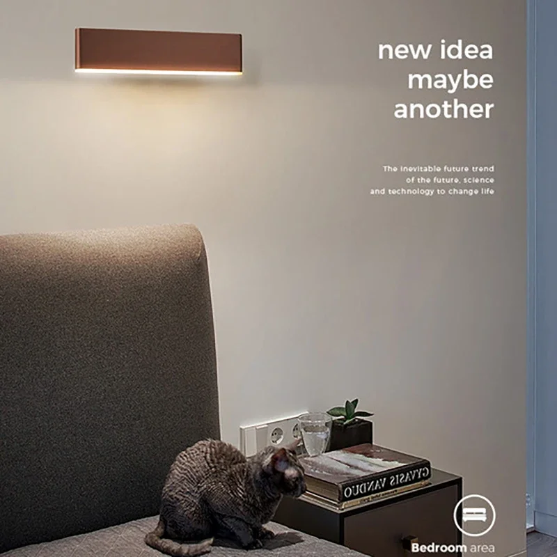 Modern LED Wall Lamp Rotation For Living Dining Room Bedroom Bedside Aluminum Wall Light Indoor Home Decor Wall Sconce Luster - view 2
