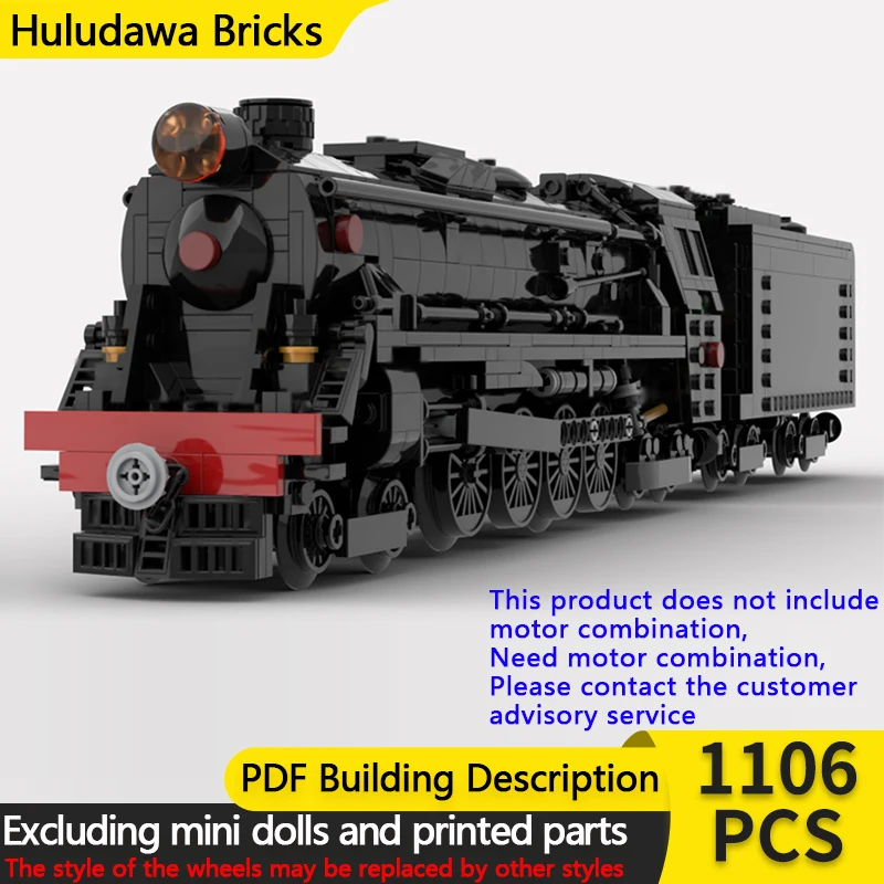 

City Car Model MOC Building Bricks Rail KA Class Steam Locomotive Modular Technology Children Holiday Gifts Assemble Toys Suit