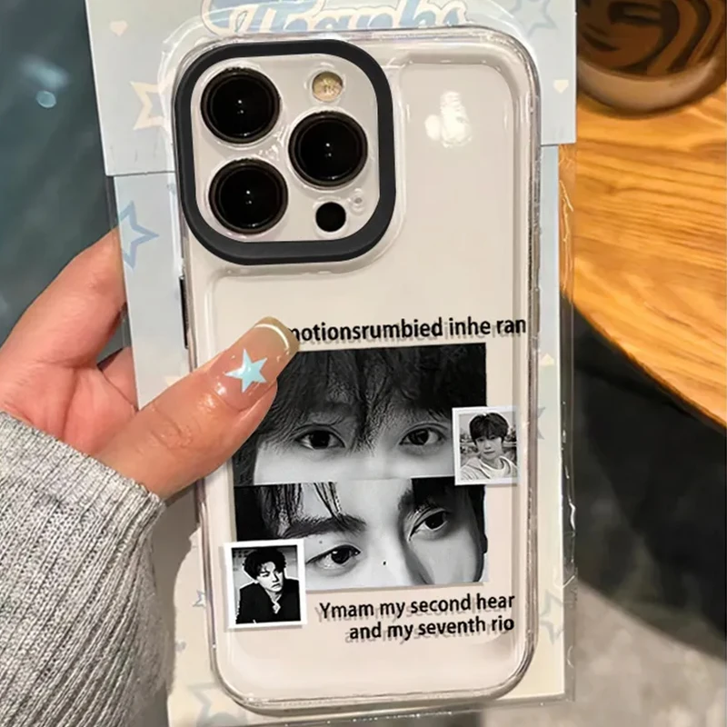 

Модный простой чехол для телефона с острыми глазами для iPhone 17, 16, 14, 13, 12, 11 Pro Max XR XS MAX 7, 8 PLUS MINI INS, прозрачный чехол